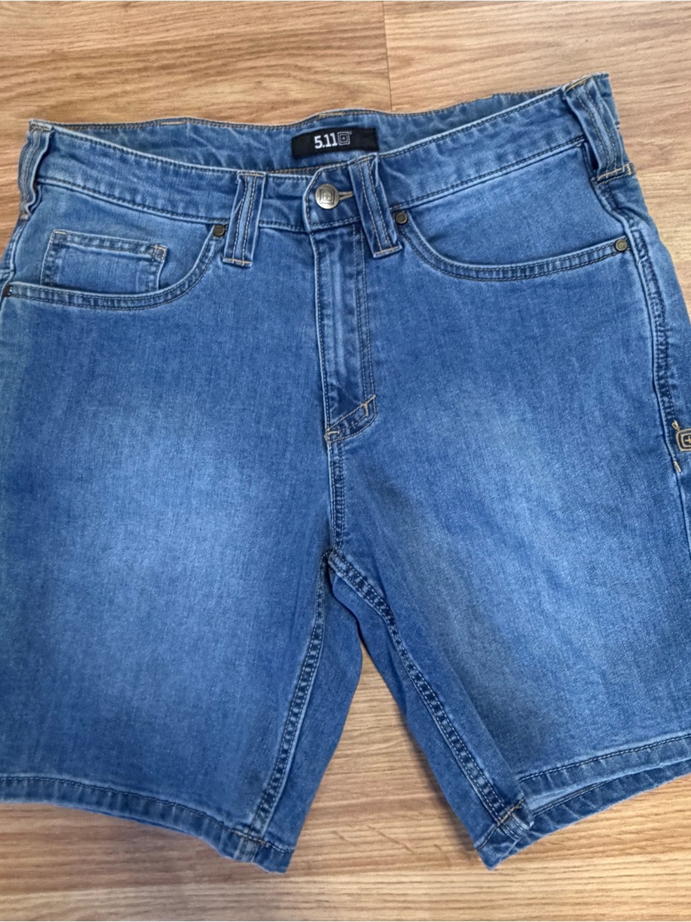 5.11 Tactical Men’s Blue Denim Relaxed Shorts